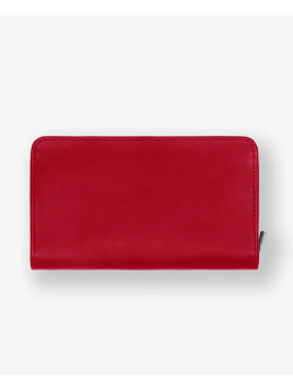 Les Ateliers Foures H68 - CUIR DE VACHETTE - CARMIN grand porte monnaie zippé perséphone Porte-monnaie