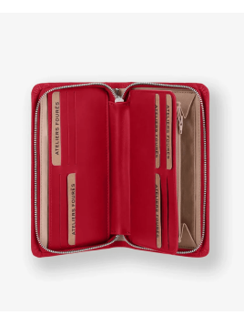 Les Ateliers Foures H68 grand porte monnaie zippé perséphone Porte-monnaie Femme