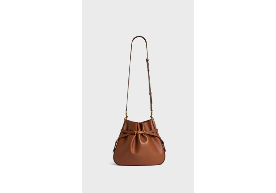 Gerard Darel LE ROMY - CUIR DE VACHETTE - TAN sac porté travers le romy darel Sac business