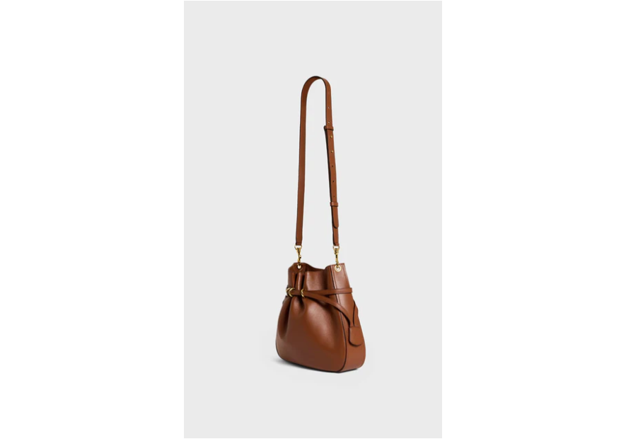 Gerard Darel LE ROMY - CUIR DE VACHETTE - TAN sac porté travers le romy darel Sac business