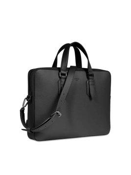 Lancel A13432 - CUIR DE VACHETTE - NOIR porte document charlie de lancel 14" Porte-documents