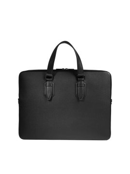 Lancel A13433 - CUIR DE VACHETTE - NOIR porte document charlie de lancel 15.6" Porte-documents