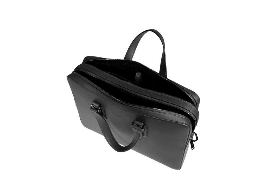 Lancel A13433 - CUIR DE VACHETTE - NOIR porte document charlie de lancel 15.6" Porte-documents