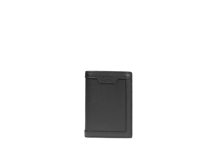 Lancel A13438 - CUIR DE VACHETTE - NOIR portefeuille charlie de lancel Portefeuilles