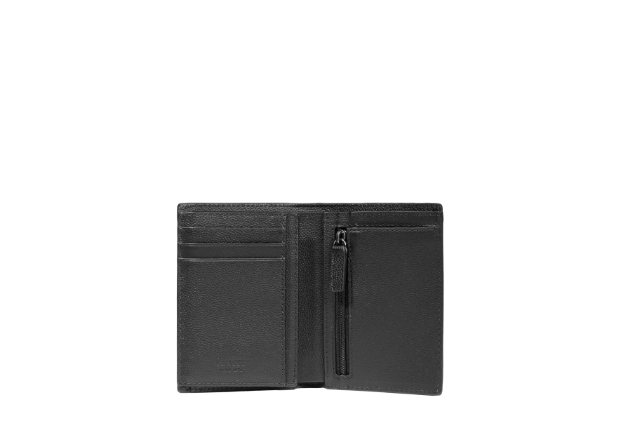 Lancel A13438 - CUIR DE VACHETTE - NOIR portefeuille charlie de lancel Portefeuilles