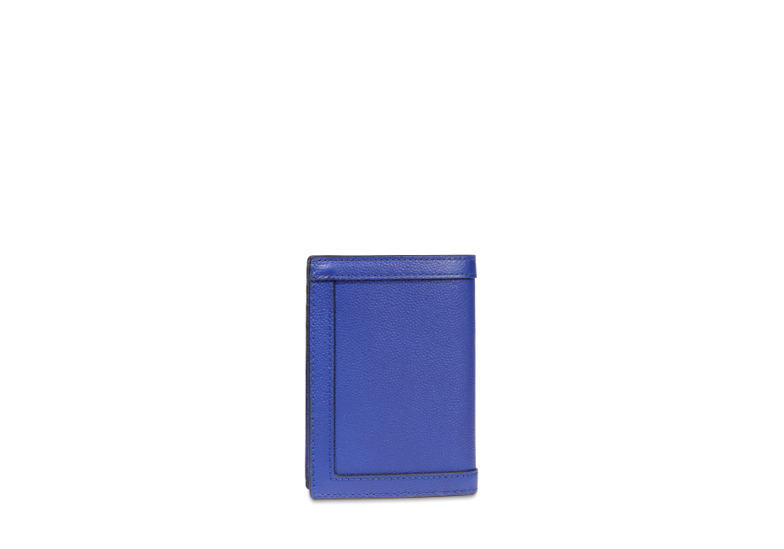 Lancel A13438 - CUIR DE VACHETTE - BLEU portefeuille charlie de lancel Portefeuilles