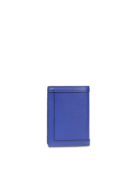 Lancel A13438 - CUIR DE VACHETTE - BLEU portefeuille charlie de lancel Portefeuilles