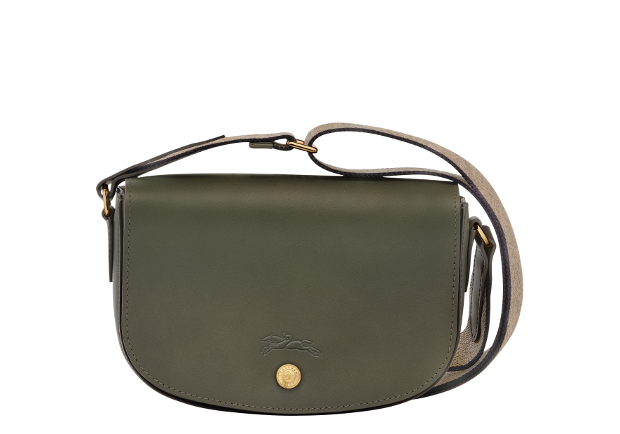 Longchamp 10253HFY - CUIR DE VEAU - KAKI - sac bandoulière s épure Sac business