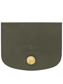 Longchamp 30031HFY - CUIR DE VEAU - KAKI - porte carte epure Porte-cartes