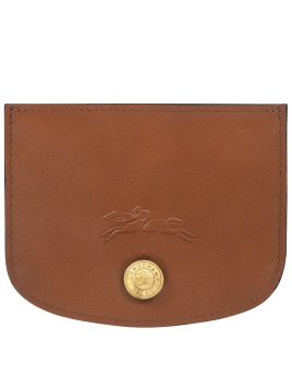 Longchamp 30031HFY - CUIR DE VEAU - COGNAC porte carte epure Porte-cartes