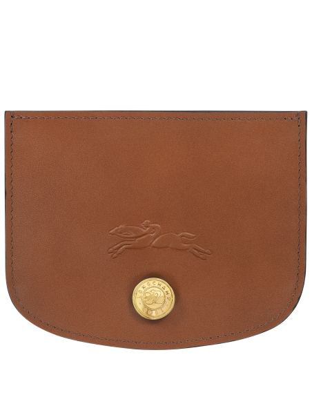 Longchamp 30031HFY - CUIR DE VEAU - COGNAC porte carte epure Porte-cartes