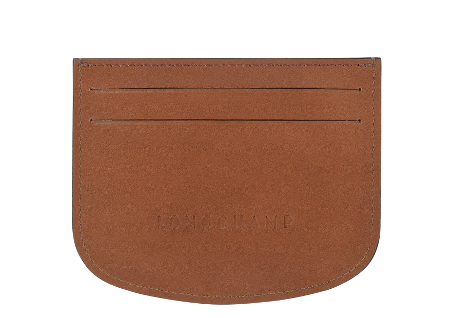 Longchamp 30031HFY - CUIR DE VEAU - COGNAC porte carte epure Porte-cartes
