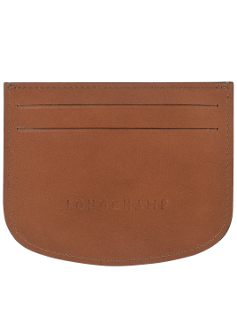 Longchamp 30031HFY - CUIR DE VEAU - COGNAC porte carte epure Porte-cartes