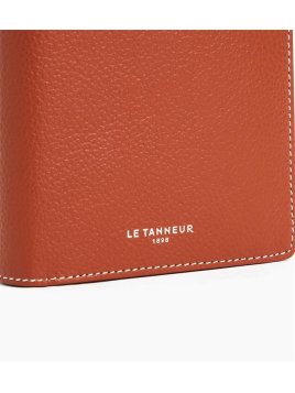Le Tanneur TMIL3312 - CUIR DE VACHETTE - AC portefeuille zippé 2 volets emilie Portefeuilles