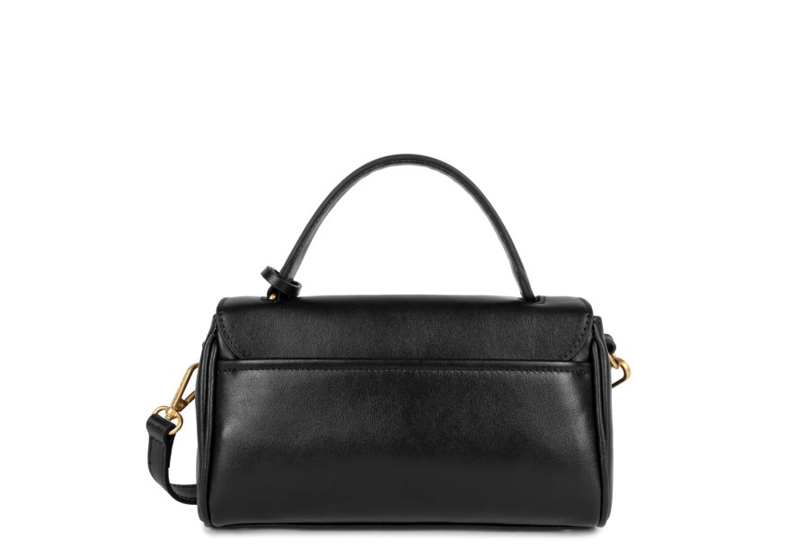Lancaster 531-073 - CUIR DE VACHETTE - NOI sac porte main mini cartable donna grace lancaster Sac porté main