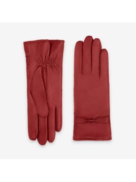 Glove Story 21555CA - CUIR D'AGNEAU - ROUGE  glove story gant femme cuir papillon Gants