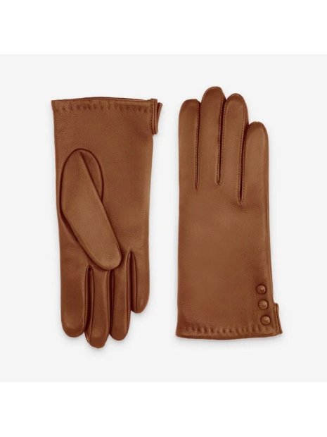 Glove Story 61047TR - AGNEAU - CORK gants femme cuir doublé laine trois boutons gants-femme