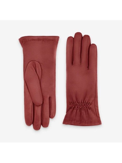 Glove Story 61051TR - AGNEAU - ROUGE - 600 gants cuir agneau femme gants