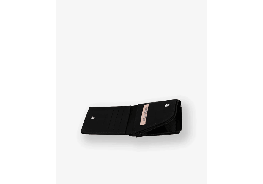 Les Ateliers Foures B56 - CUIR DE VACHETTE - NOIR porte monnaie baroudeurse nemesis dos à dos Porte-monnaie