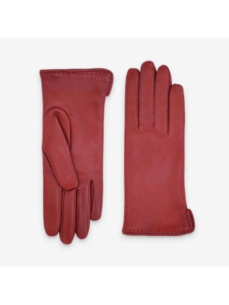 Glove Story 21006CA - CUIR D'AGNEAU - ROUGE  glove story-ouvert sur le côté-gants f cuir Gants