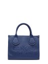 Lancel A12995 - CUIR DE VACHETTE - BLEU cabas zippé s jour de lancel sacs-a-mains