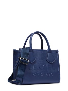 Lancel A12995 - CUIR DE VACHETTE - BLEU cabas zippé s jour de lancel Sac porté main