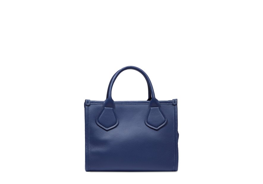 Lancel A12995 - CUIR DE VACHETTE - BLEU cabas zippé s jour de lancel Sac porté main