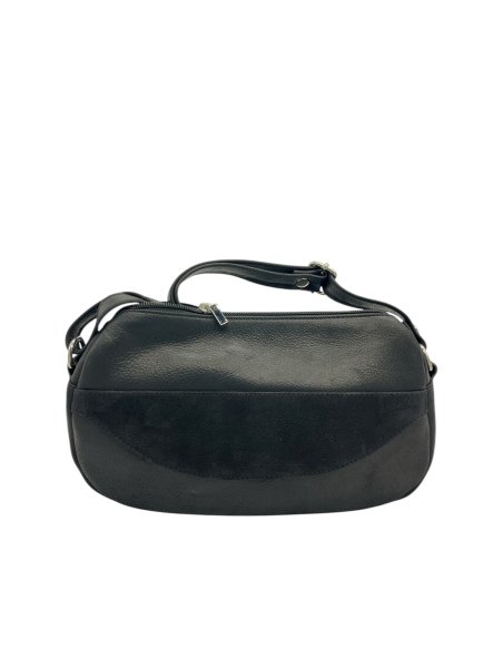 Frandi 266.56 - CUIR DE VACHETTE - NOIR petit trotteur rectangle caroline Sac business