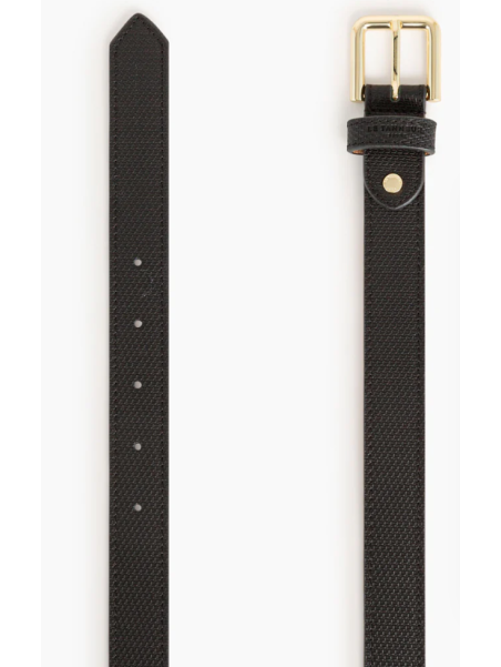 Le Tanneur TXE8R32 - CUIR DE VACHETTE - NOI le tanneur ceinture femme 30mm Ceintures