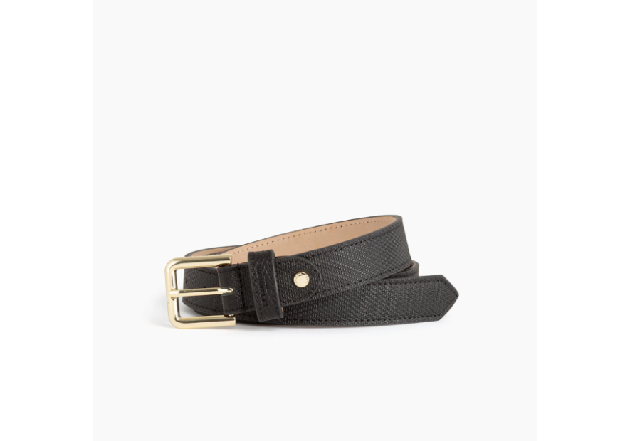Le Tanneur TXE8R32 - CUIR DE VACHETTE - NOI le tanneur ceinture femme 30mm Ceintures