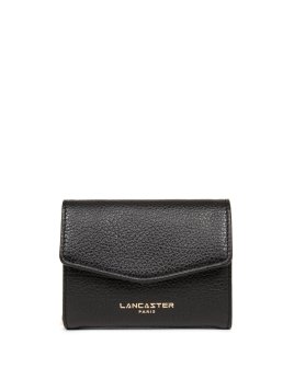 Lancaster 129-19 - CUIR DE VACHETTE - NOIR porte monnaie rabat pm dune lancaster Porte-monnaie