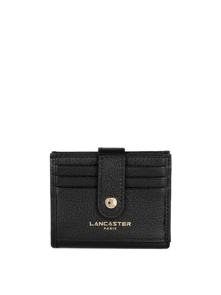 Lancaster 129-31 - CUIR DE VACHETTE - NOIR mini porte cartes dune lancaster Porte-cartes
