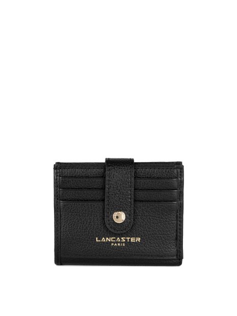 Lancaster 129-31 - CUIR DE VACHETTE - NOIR mini porte cartes dune lancaster pcartes-credit