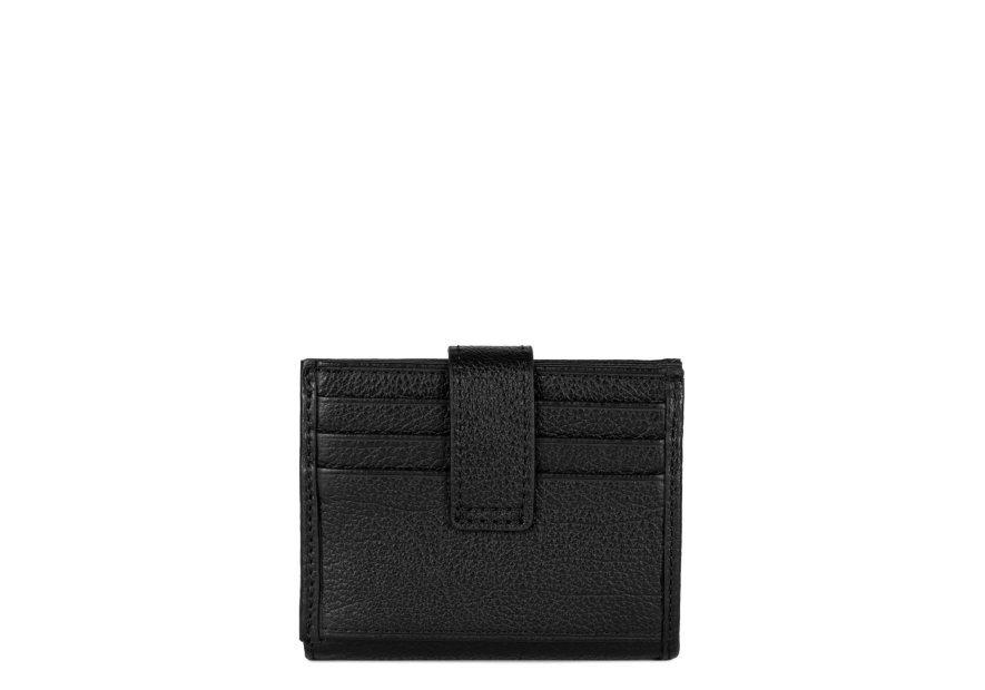 Lancaster 129-31 - CUIR DE VACHETTE - NOIR mini porte cartes dune lancaster Porte-cartes