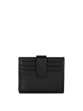 Lancaster 129-31 - CUIR DE VACHETTE - NOIR mini porte cartes dune lancaster p.cartes credit