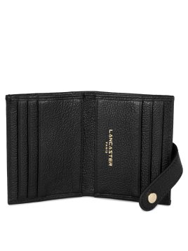 Lancaster 129-31 - CUIR DE VACHETTE - NOIR mini porte cartes dune lancaster p.cartes credit