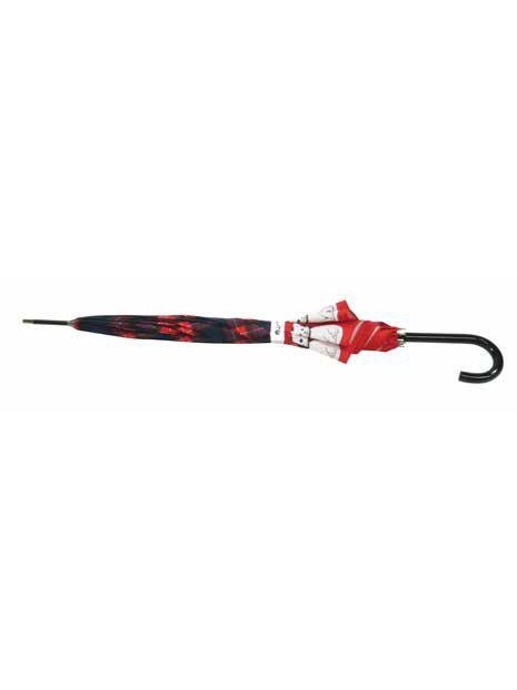 Guy De Jean LPF38 - POLYESTER - ROUGE le parapluie français-chats écossais-canne auto parapluie