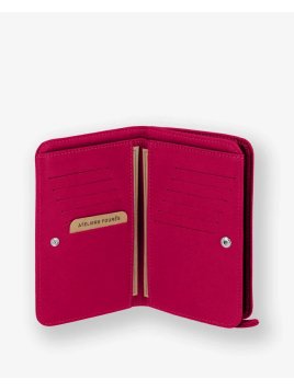 Les Ateliers Foures B63 - CUIR DE VACHETTE - HIBISCU portefeuille femme baroudeuse nereides Portefeuille Homme