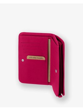 Les Ateliers Foures B63 - CUIR DE VACHETTE - HIBISCU portefeuille femme baroudeuse nereides Portefeuille Homme