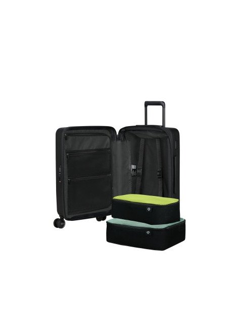 Samsonite 150702 - POLYPROPYLÈNE - NOIR -  valise restackd spinner 55 cm Bagages cabine