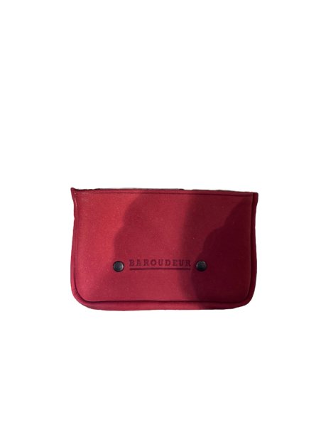Les Ateliers Foures 9104 - CUIR DE VACHETTE - ROUGE porte-monnaie zip plat avec compartiment carte Porte-monnaie