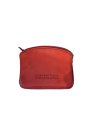 Les Ateliers Foures 9104 - CUIR DE VACHETTE - ROUGE porte-monnaie zip plat avec compartiment carte porte-monnaie-femme