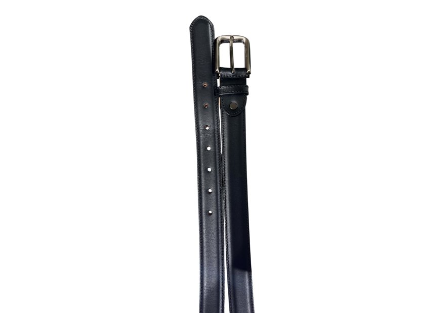 Les Ateliers Foures 10098 - CUIR DE VACHETTE - NOIR fourès-bombé 1-ceinture homme Ceintures