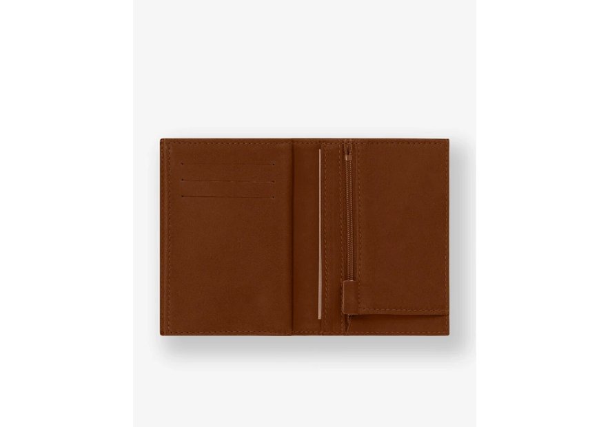 Les Ateliers Foures 954 - CUIR DE VACHETTE - FAUVE portefeuille achille double fourès Portefeuille Homme