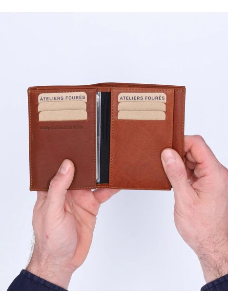 Les Ateliers Foures 954 portefeuille achille double fourès Portefeuille Homme