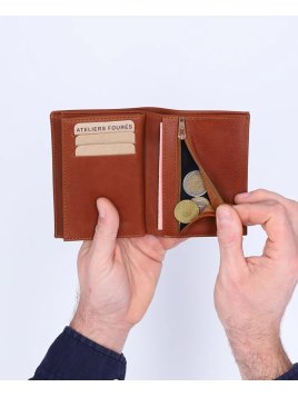 Les Ateliers Foures 954 portefeuille achille double fourès Portefeuille Homme