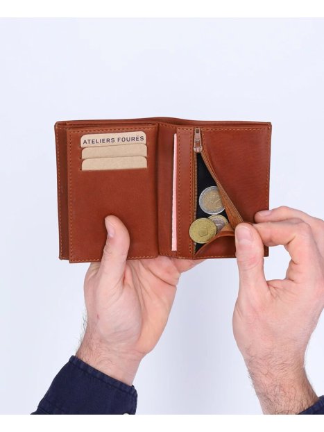 Les Ateliers Foures 954 portefeuille achille double fourès Portefeuille Homme