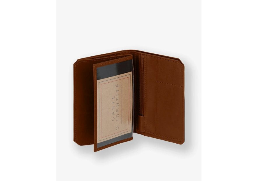 Les Ateliers Foures 9151 - CUIR DE VACHETTE - FAUVE Portefeuille/Porte-cartes Portefeuilles