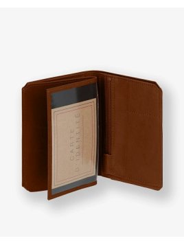 Les Ateliers Foures 9151 - CUIR DE VACHETTE - FAUVE Portefeuille/Porte-cartes Portefeuilles