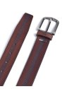 Miguel Bellido 000445 - CUIR DE VACHETTE - MARR ceinture homme fantaisie bicolore 35mm ceintures